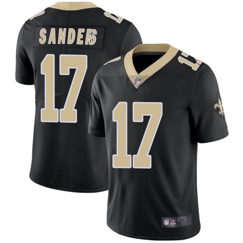 Men's New Orleans Saints #17 Emmanuel Sanders Black NFL Vapor Untouchable Limited Stitched Jersey